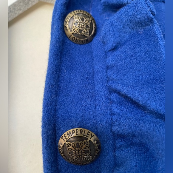 ALICE TEMPERLEY for Target - Royal blue velvet cropped jacket - Picture 4 of 8